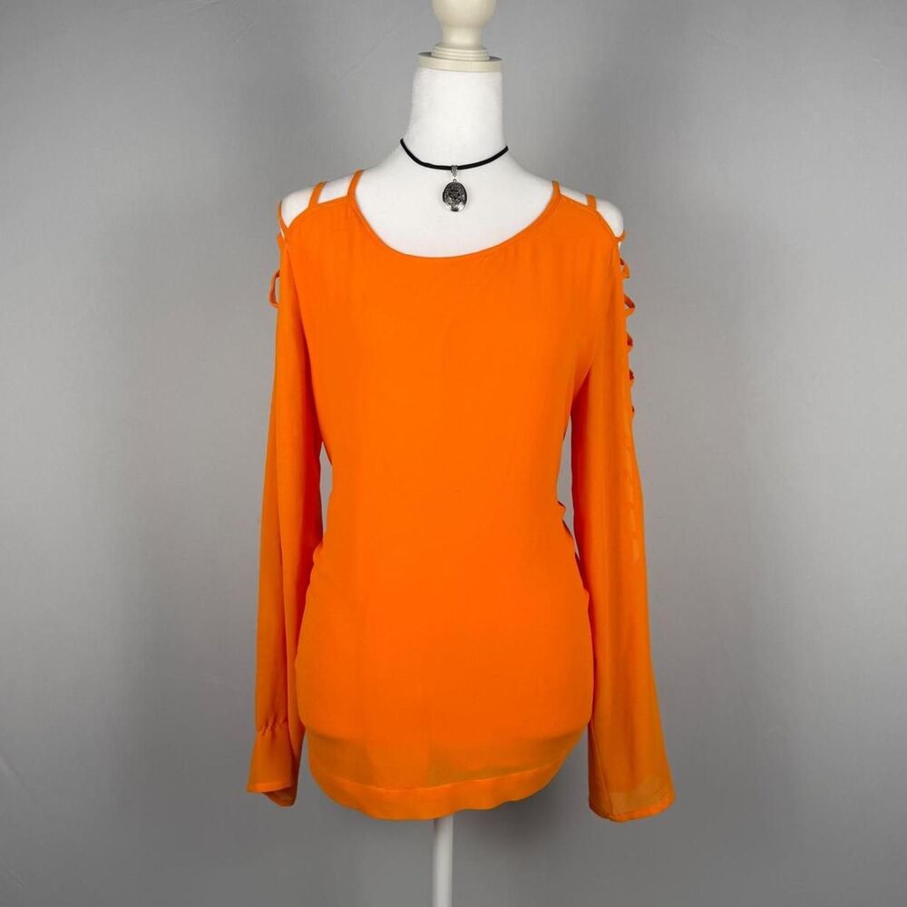 Akira Women's Orange Blouse